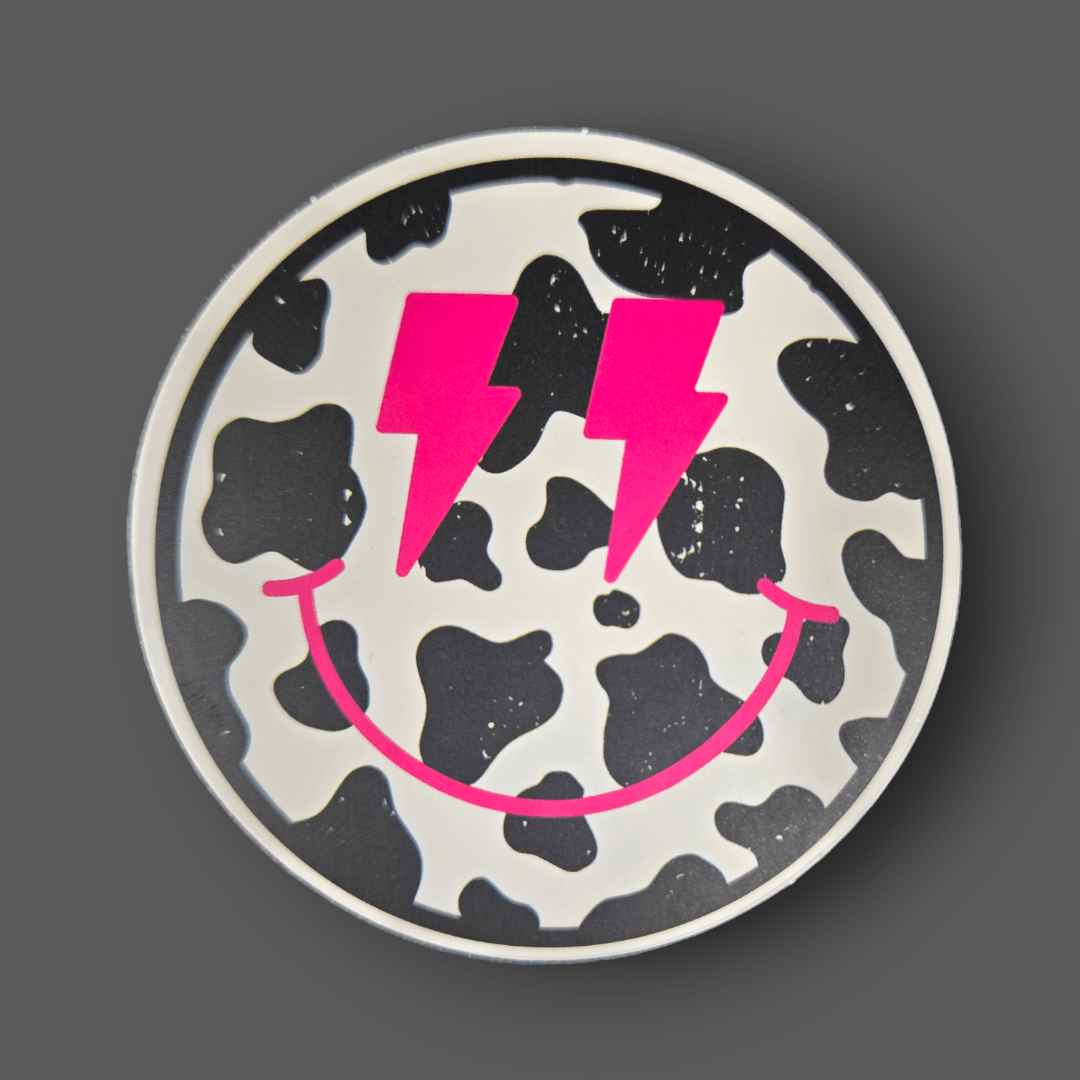 Freshie Cow Print Smile Black - WaxettyFreshie Cow Print Smile BlackAir Freshener