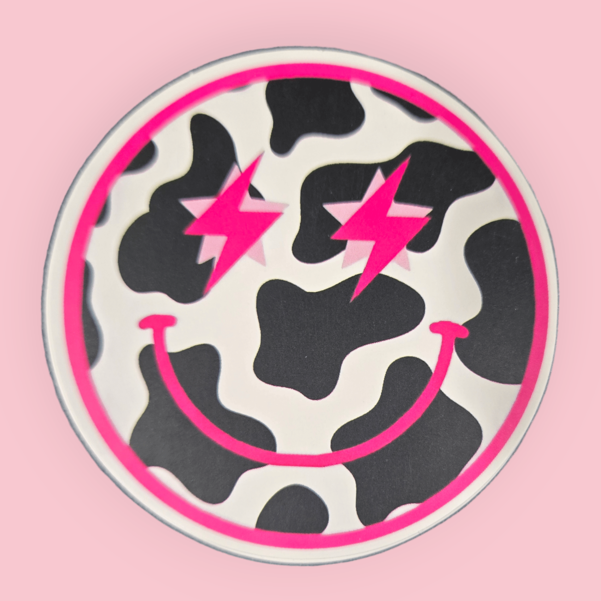 Freshie Cow Print Smile Pink - WaxettyFreshie Cow Print Smile PinkAir Freshener