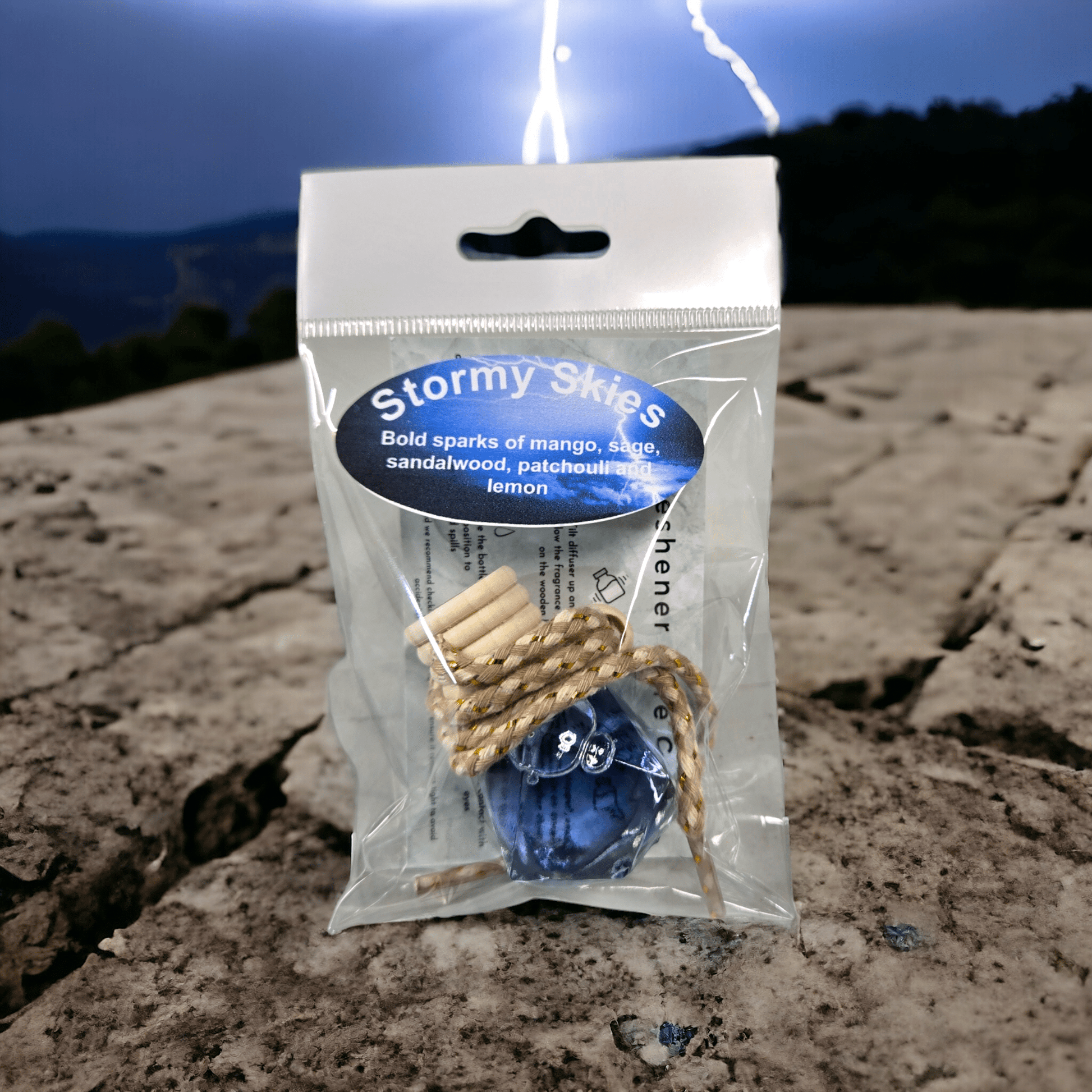 Air Freshener - Stormy Skies - WaxettyAir Freshener - Stormy SkiesAir Freshener